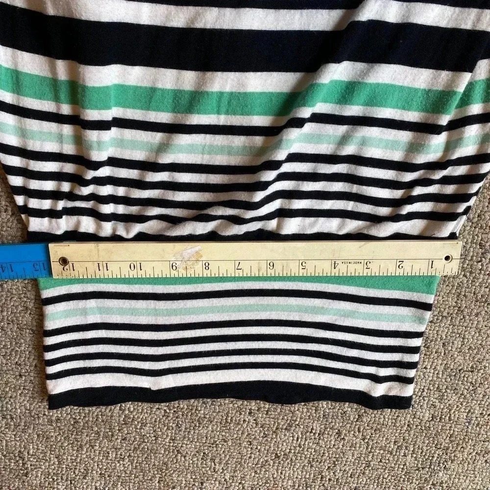 Max Studio Stretchy Striped Beach Summer Maxi Skirt women size M - Picture 2 of 4